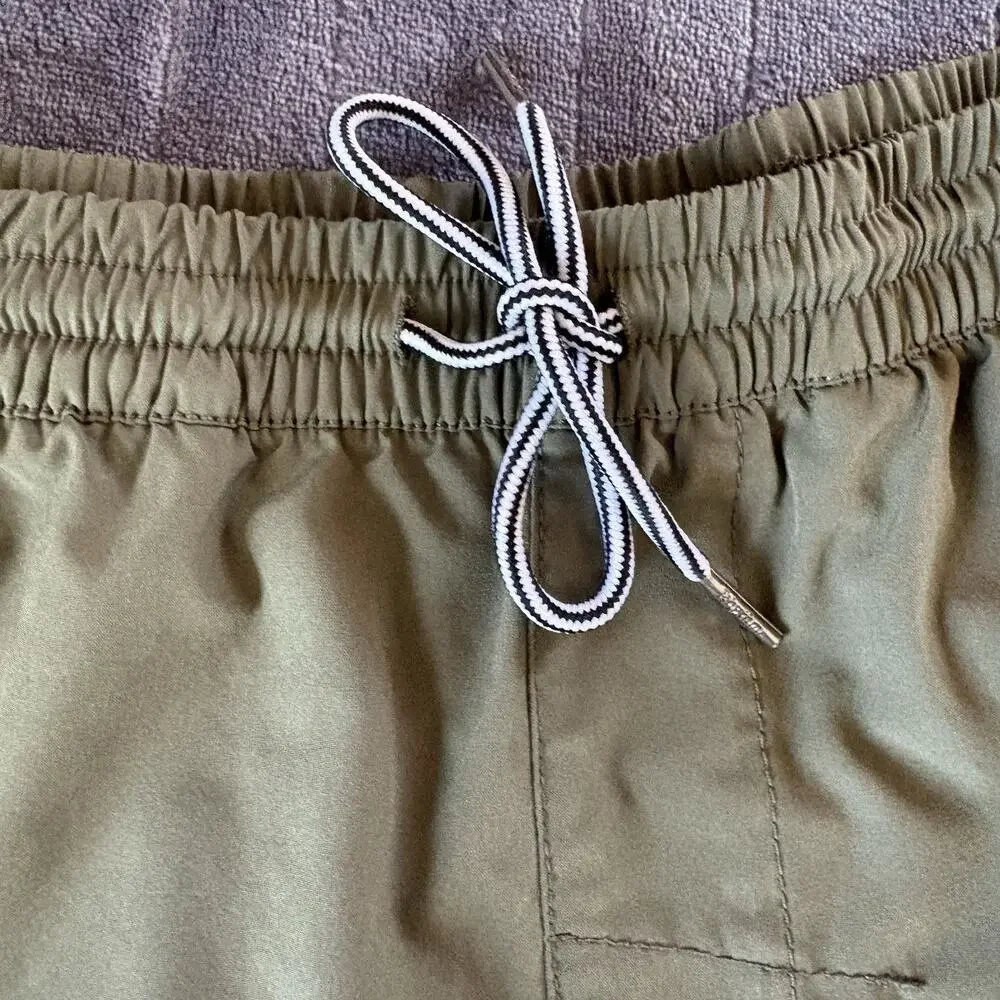 Rhythm Classic Stretch Beach Shorts Men’s Size 28 Green Minimalist Beach